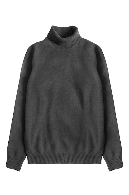Schwarzer Pullover isoliert