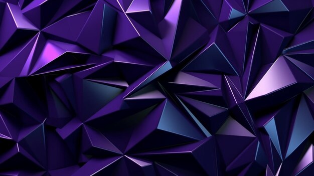 Schwarzer tiefvioletter abstrakter moderner Hintergrund für Design Ai Generative