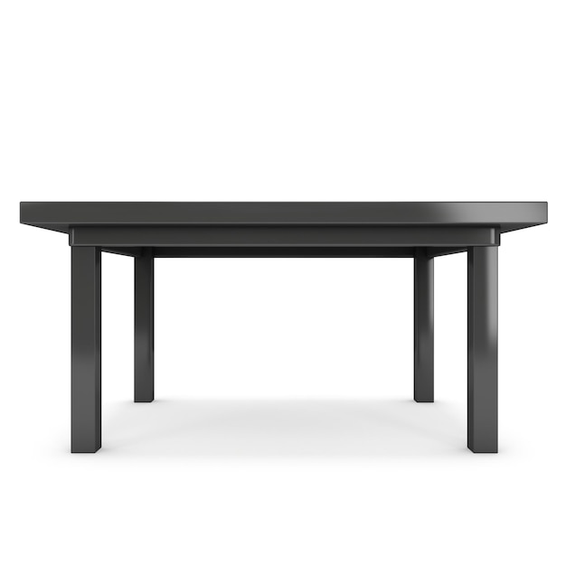Schwarzer Tisch 3D