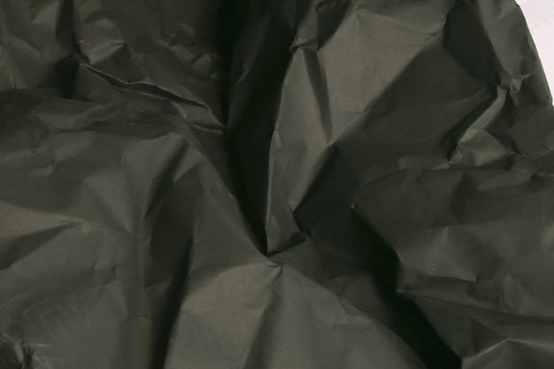 schwarzer zerknitterter zerknitterter papierhintergrund schmutzbeschaffenheitshintergrund