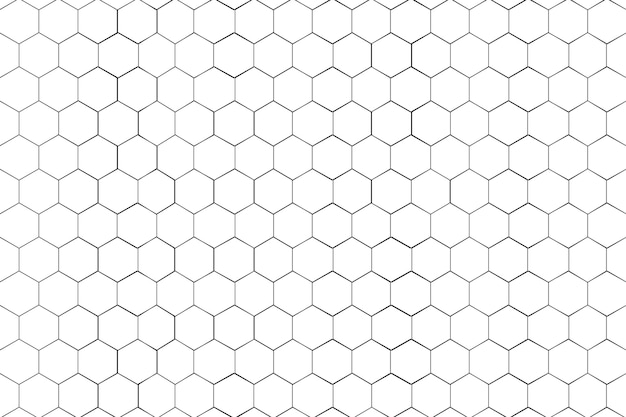 Schwarzes hexagonales Hintergrunddesignelement mit Muster