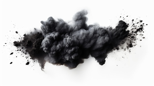 Schwarzes Kohlestaub-Schießpulver mit Effektfragmenten