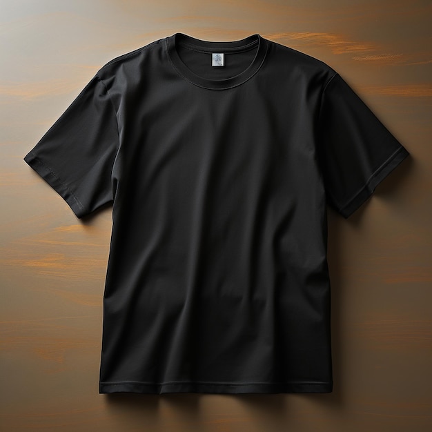 schwarzes T-Shirt-Mockup