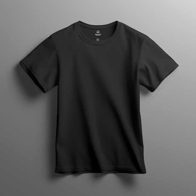 Schwarzes T-Shirt-Modell