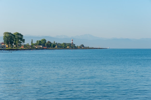 Schwarzmeerküste in der Stadt Poti, Georgia