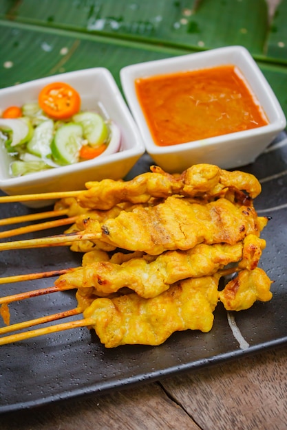 Schweinefleisch Satay