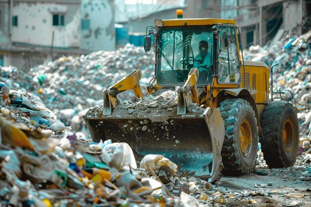 Schwere Verdichtungsmaschine in Gebrauch Best Compactor Bild