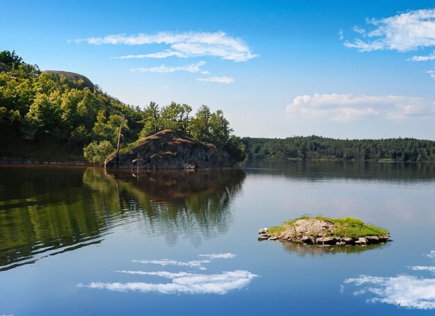 Foto schwimmende insel