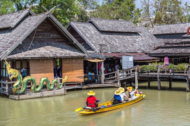 Schwimmender Markt in Pattaya Thailand