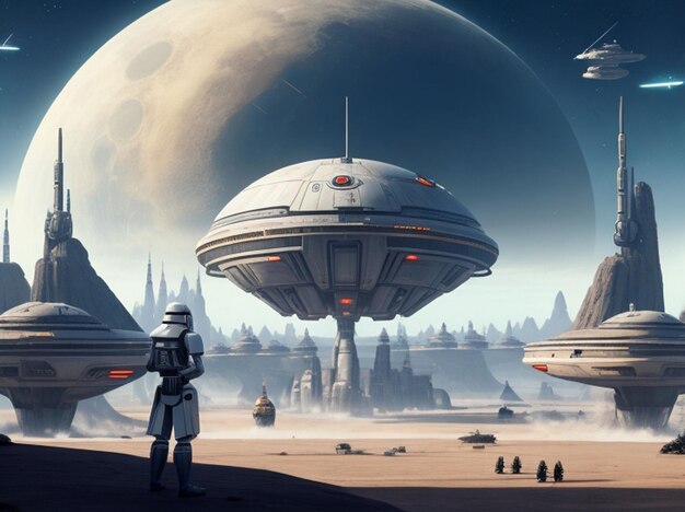 Science-Fiction-Hintergrund
