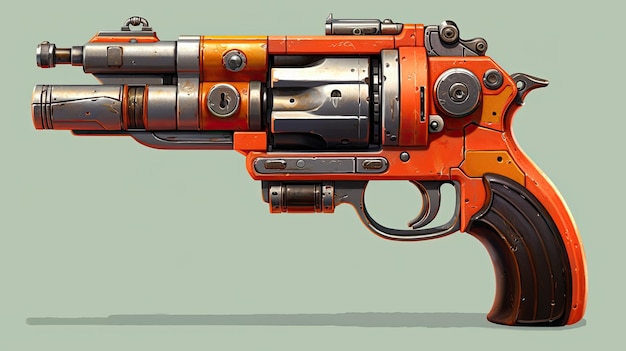 SciFi Gun Design Concept Art gerado pela IA