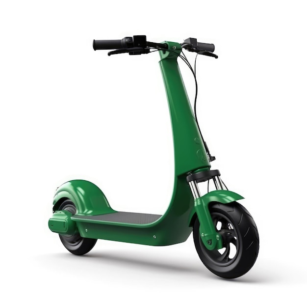 Scooter elétrico verde