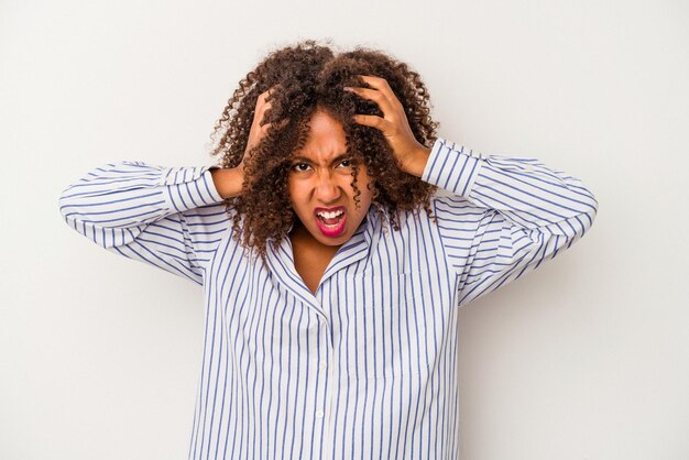 Foto screaming sehr aufgeregt leidenschaftlich zufrieden mit etwas