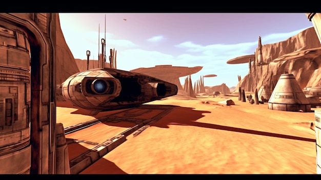 Screenshot von Star Wars N648kGenerative AI