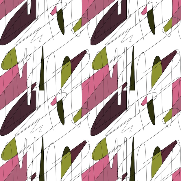 Foto scribble color block fun caotic seamless maximal pattern una ilustración digital dibujado a mano