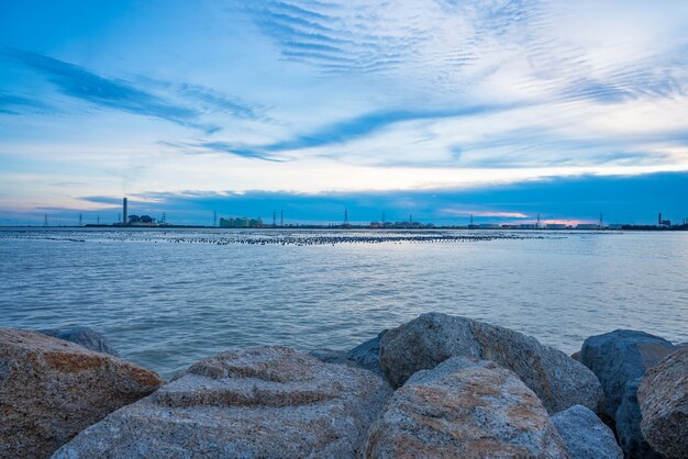 Sea Hintergrund Fabrik