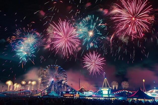 Sea testigo de la fascinante exhibición de fuegos artificiales como el generativo ai