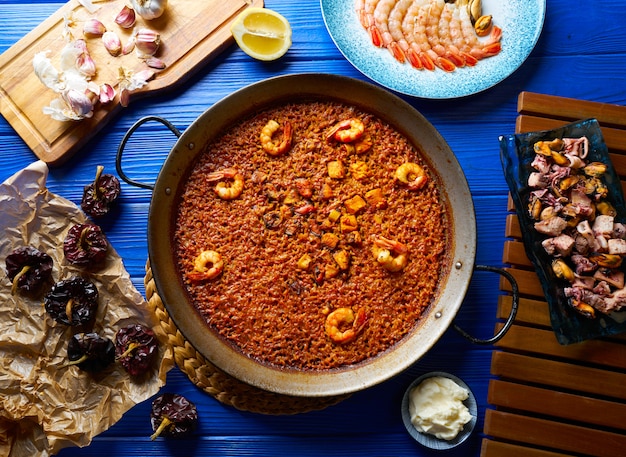 Seafood Paella senyoret arroz da Espanha