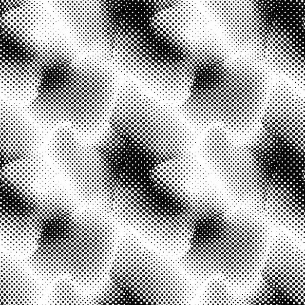 Foto seamless circle halftone pattern design