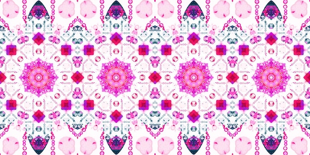 Foto seamless pattern banner kaleidoscope texture