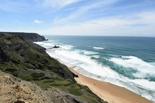 Seascape do ponto de vista do Castelejo (foto endereço Praia do Castelejo), Vila do Bispo, Algarve, Portugal