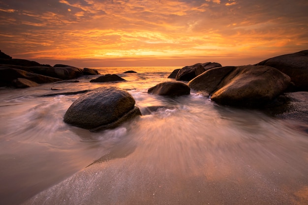 Seascape na Tailândia