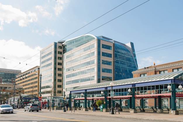 Seattle, Washington, Estados Unidos. El área de la estación de tren