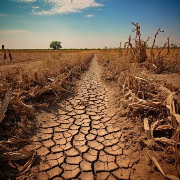 Foto seca leva à quebra de safra e escassez de alimentos