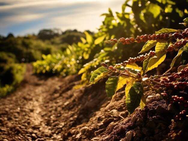 Seca nas plantações de café Espera-se que o custo do café aumente