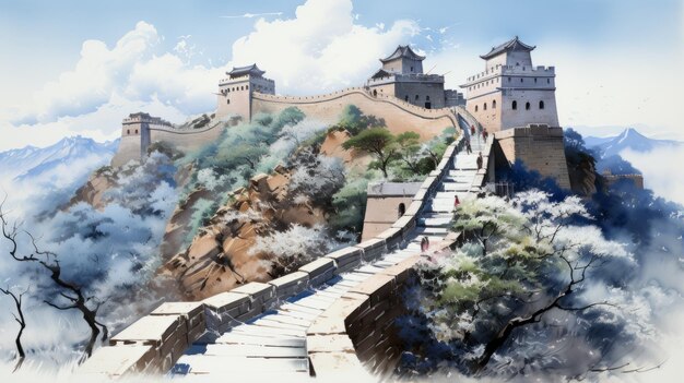 Seção Badaling da Grande Muralha da China