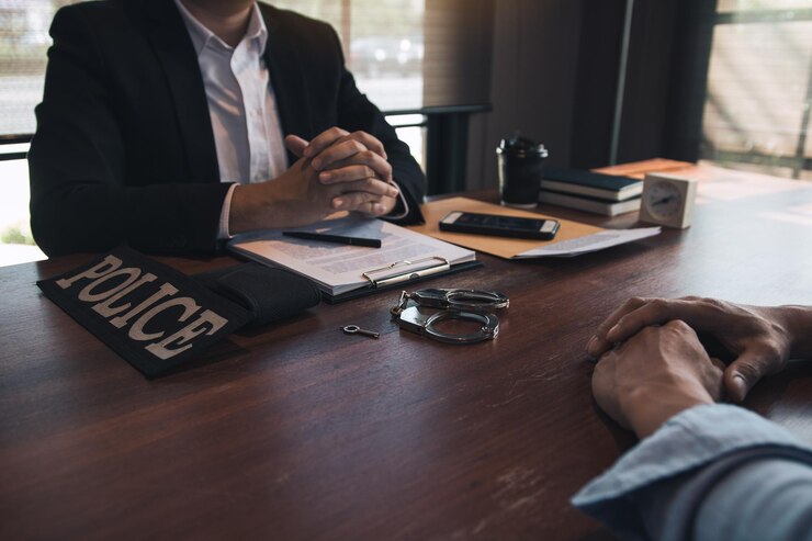 Foto seção média de um homem usando laptop na mesa