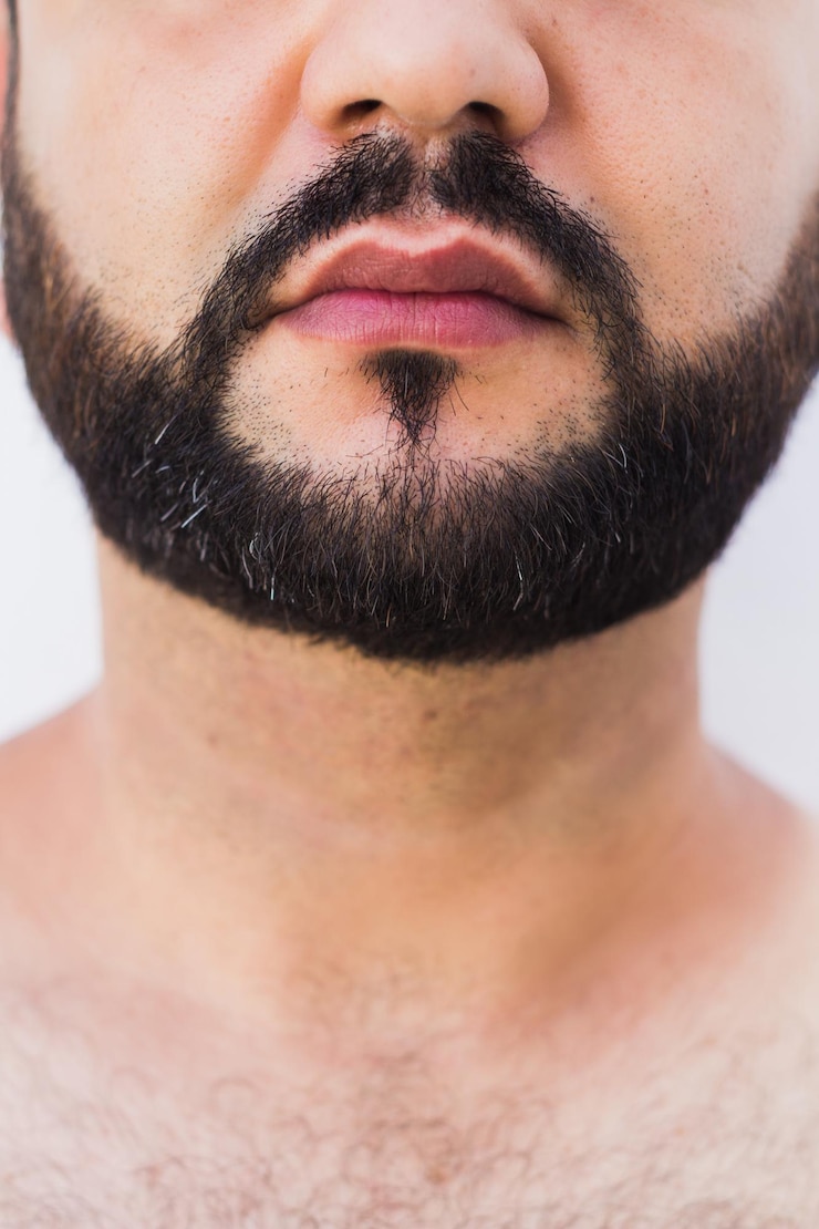Foto seção média do homem