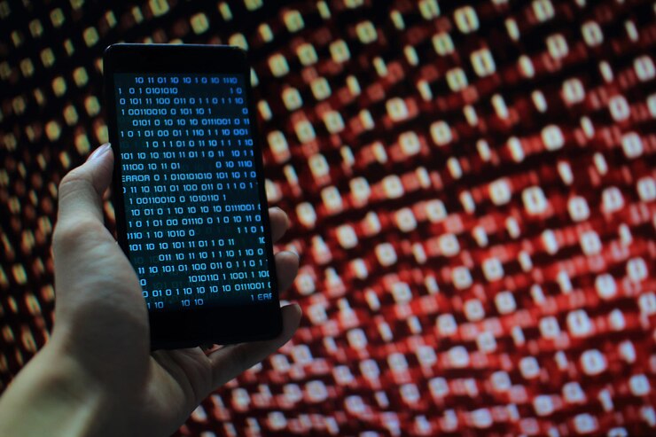 Foto sección media de una persona que usa un teléfono móvil