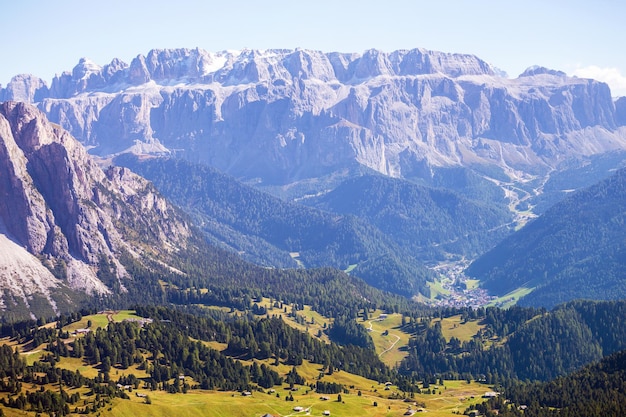 Seceda in den Dolomiten