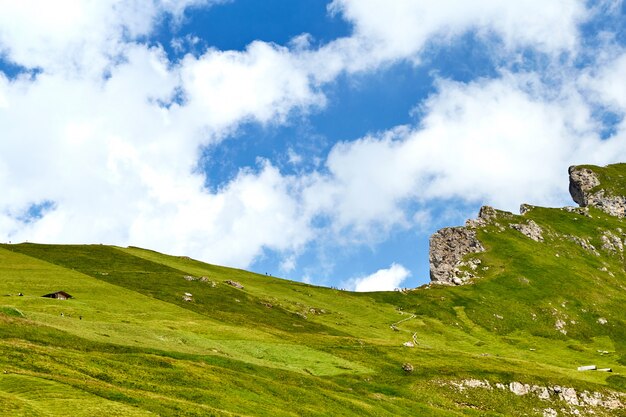 Seceda topo da montanha