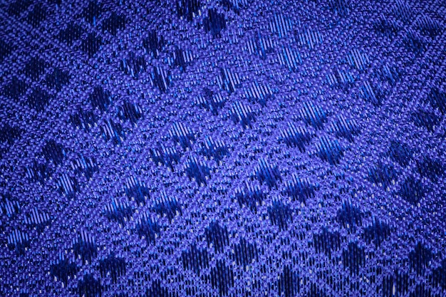 Seda azul com fundo real vintage. textura luxuosa do weave feita da seda tailandesa.