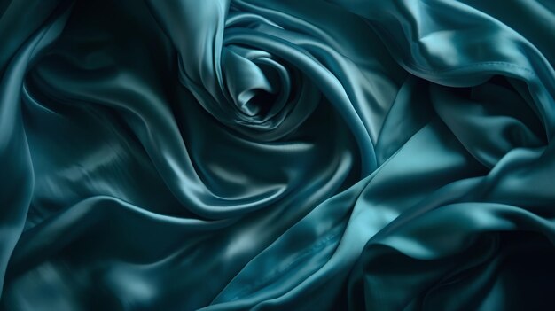 Seda azul en espiral