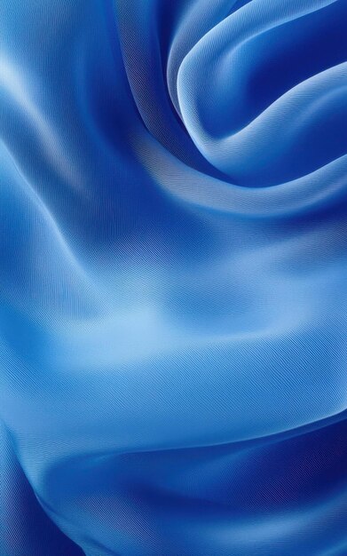 Seda de color azul con textura de remolinos