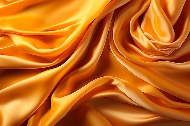 seda dourada elegante e suave pode ser usada como fundo de casamento uso de estilo retrô em tons de laranja