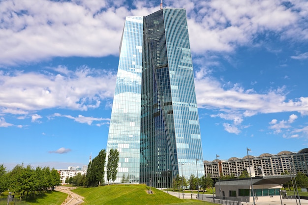 Sede del Banco Central Europeo en Frankfurt, Alemania