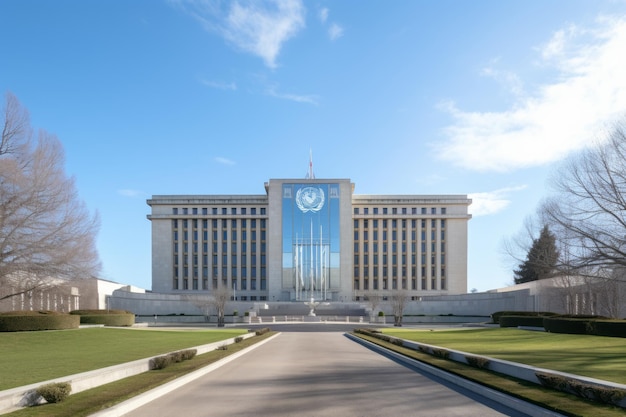 La sede de la Organización Mundial de la Salud en Ginebra Un centro mundial de iniciativas de salud