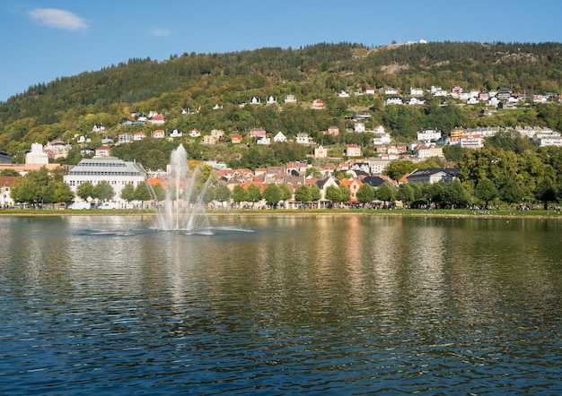 See Lille Lungegardsvannet in Bergen