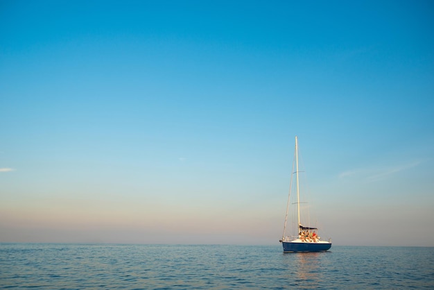 Seereise auf einer Yacht