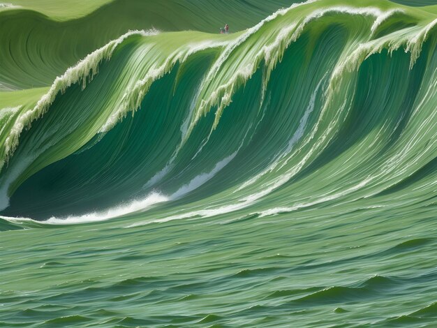 Foto seestrand grüne wasserwellen abbildung