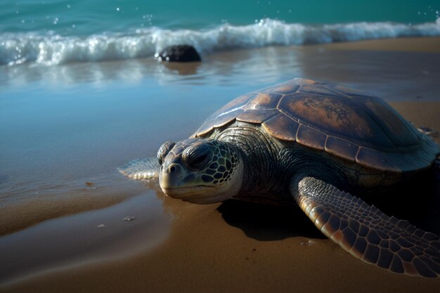 Seewärts-Caretta-Caretta