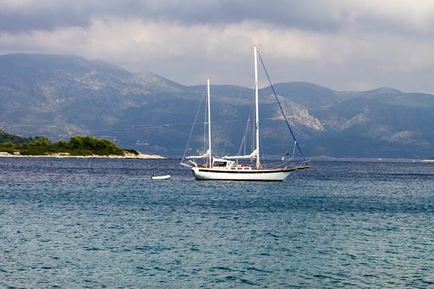 Segelboot auf See auf See