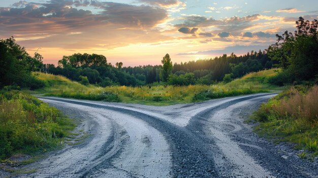 Segunda Chance Um novo começo na estrada da vida Imagem de estrada rural com Segunda Chance Escrita