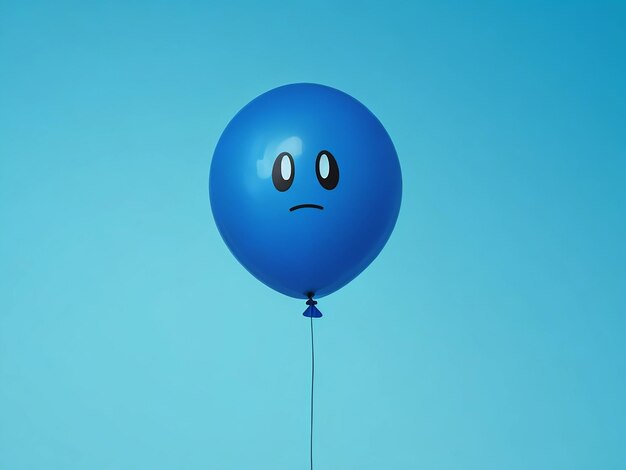 Foto segunda-feira azul balão azul