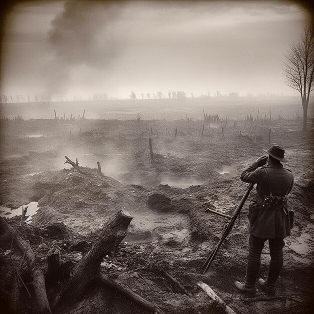 Foto segunda guerra mundial: arte épico