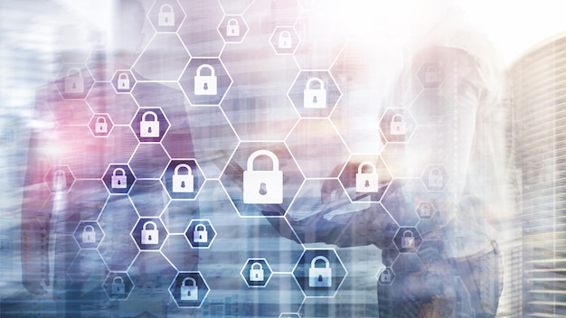 Segurança cibernética Proteção de dados de privacidade de informações Defesa contra vírus e spyware